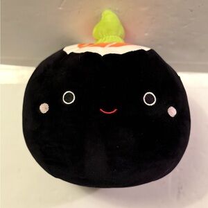 Squishmallows Black and Green Sushi Plush